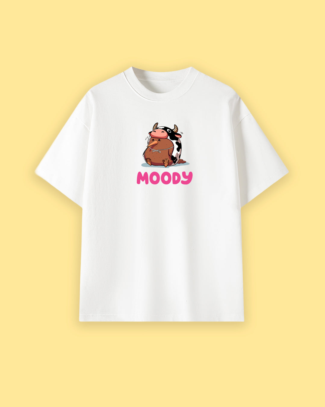 Moody Oversized Drop Shoulder Premium Tee