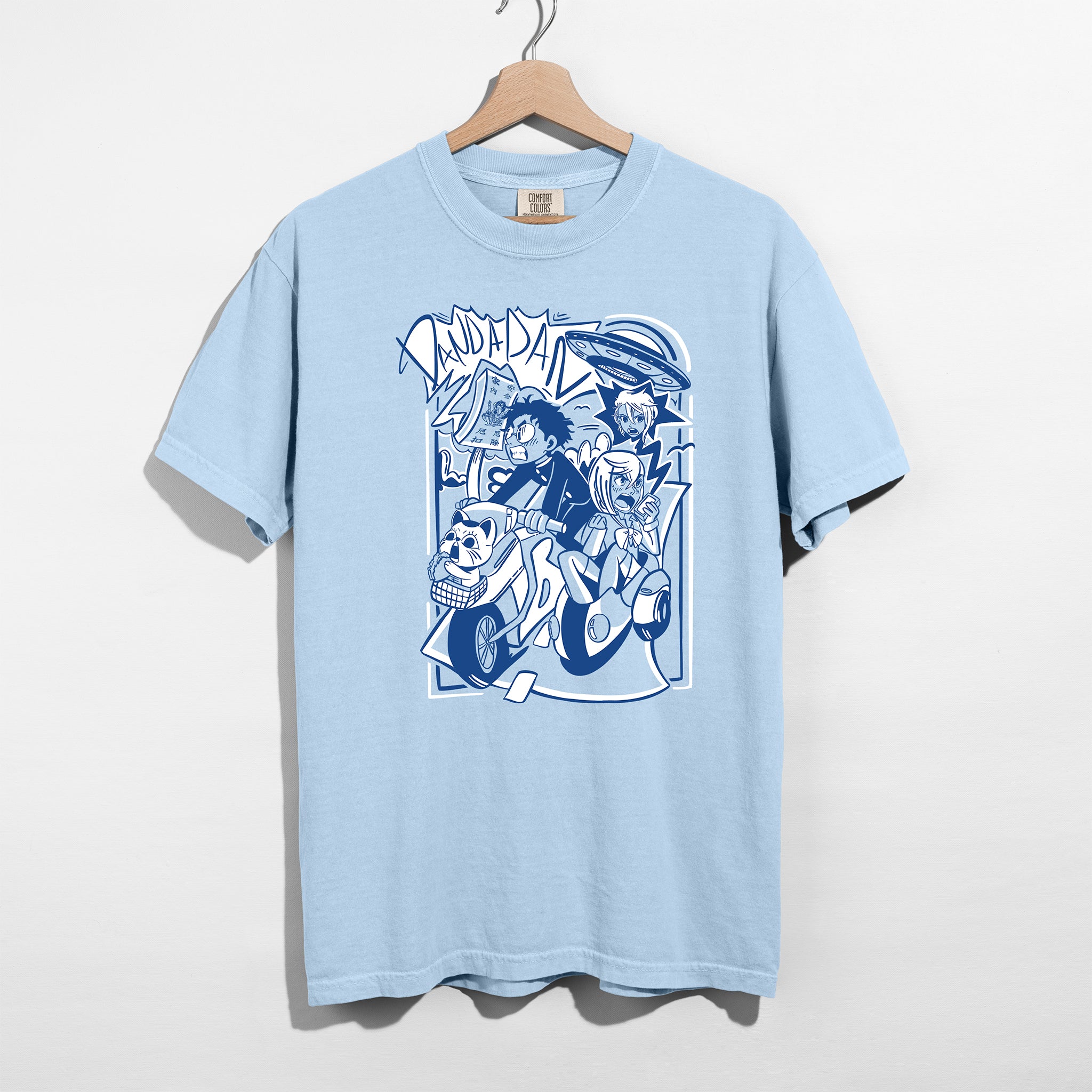 Okarun & Momo Adventure Shirt - Blue Edition