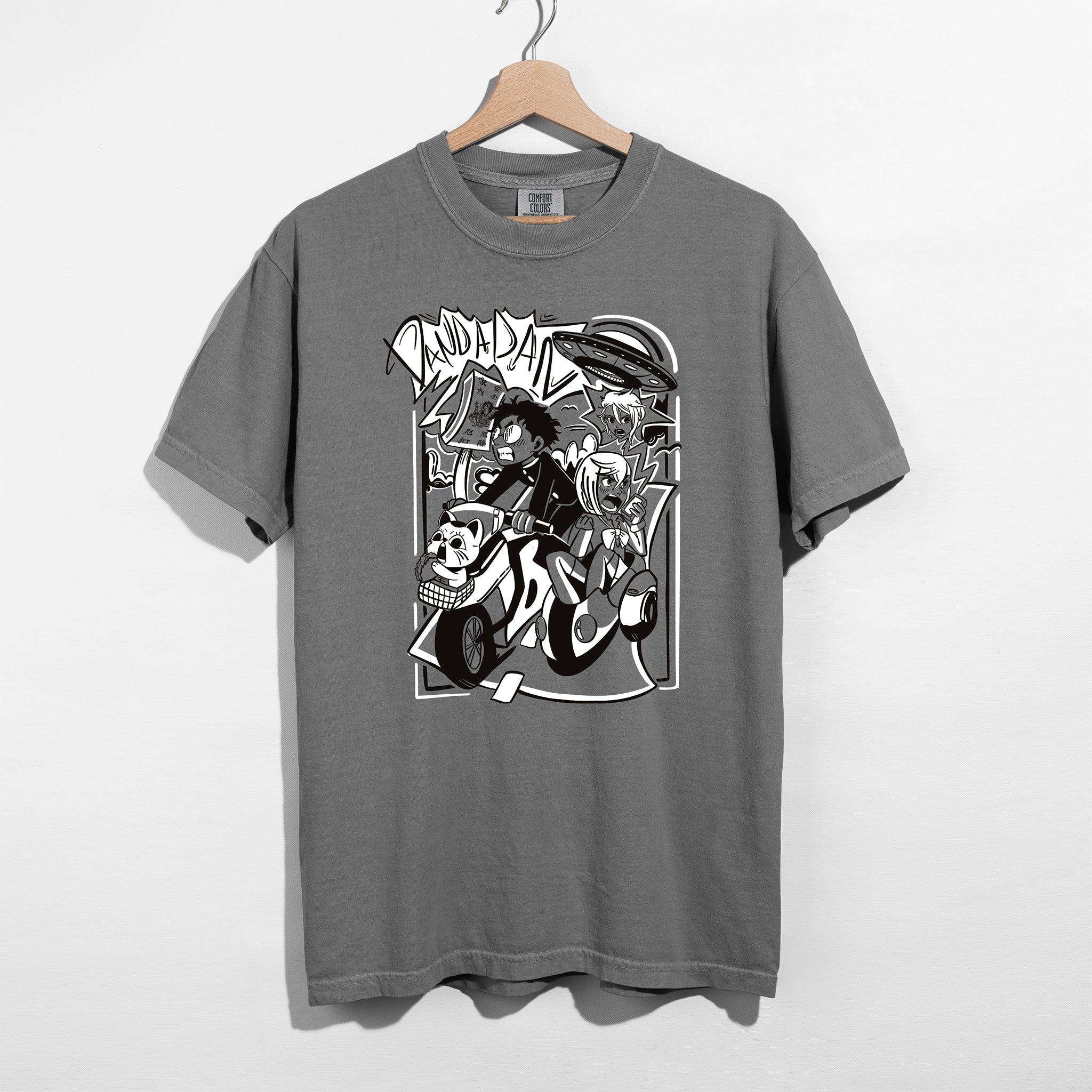 Okarun & Momo Adventure Shirt - Black Edition