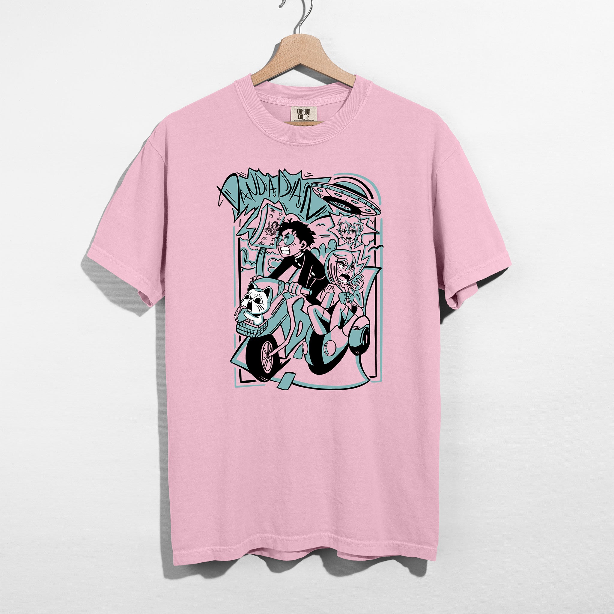 Okarun & Momo Adventure Shirt - Turquoise Edition