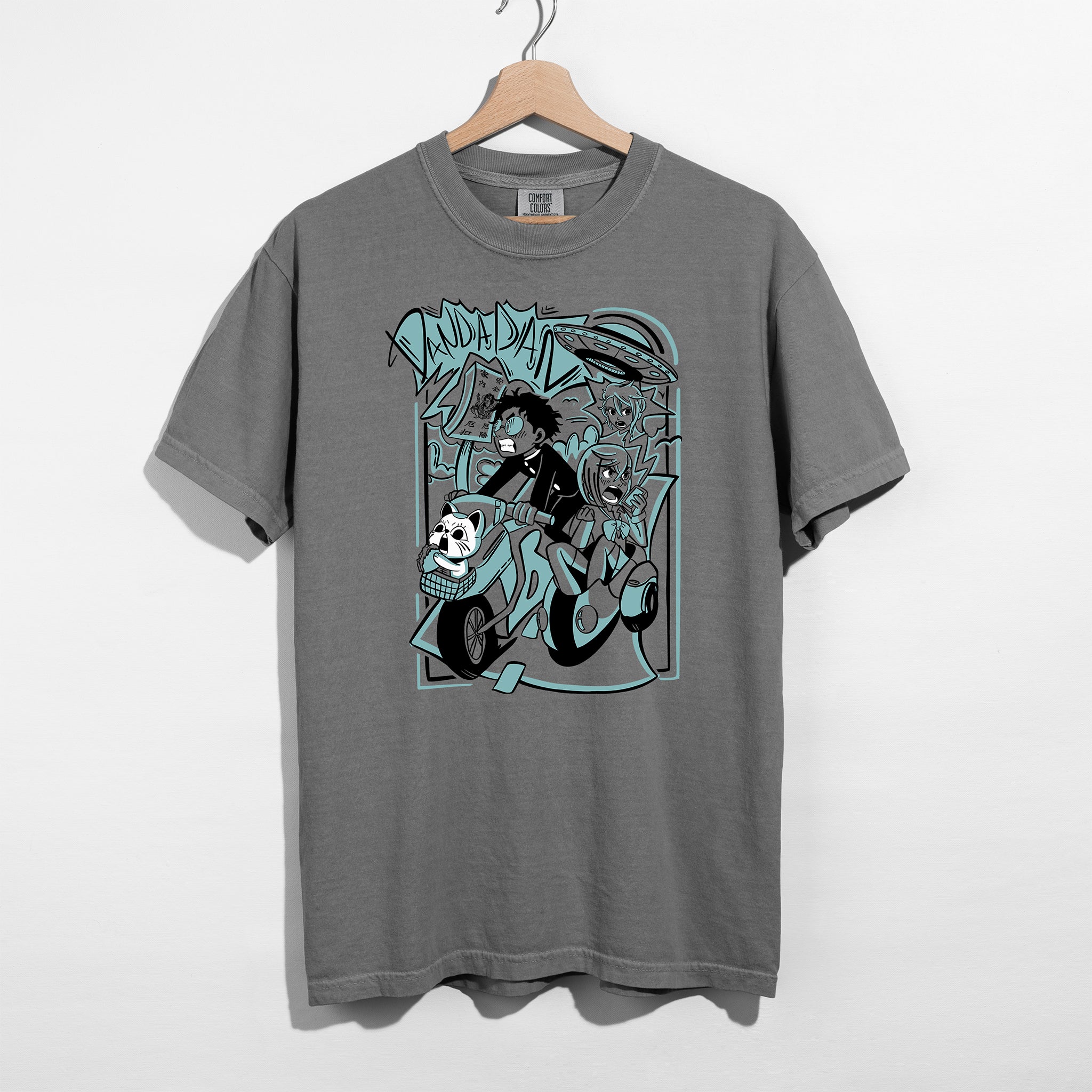 Okarun & Momo Adventure Shirt - Turquoise Edition