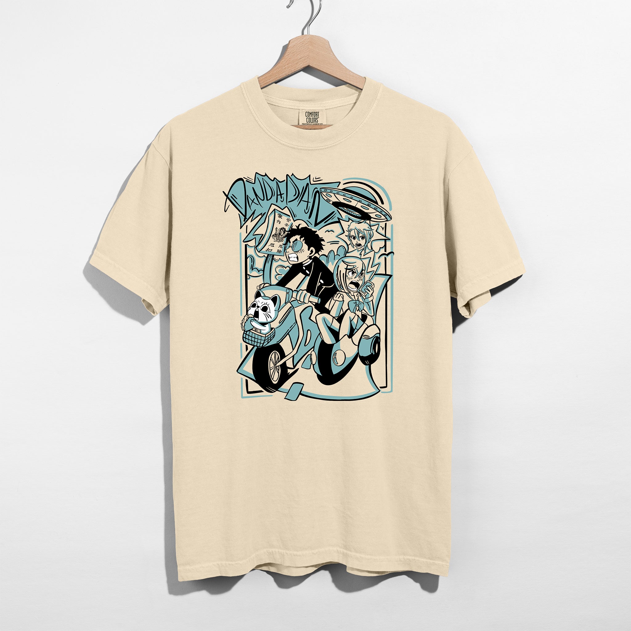 Okarun & Momo Adventure Shirt - Turquoise Edition