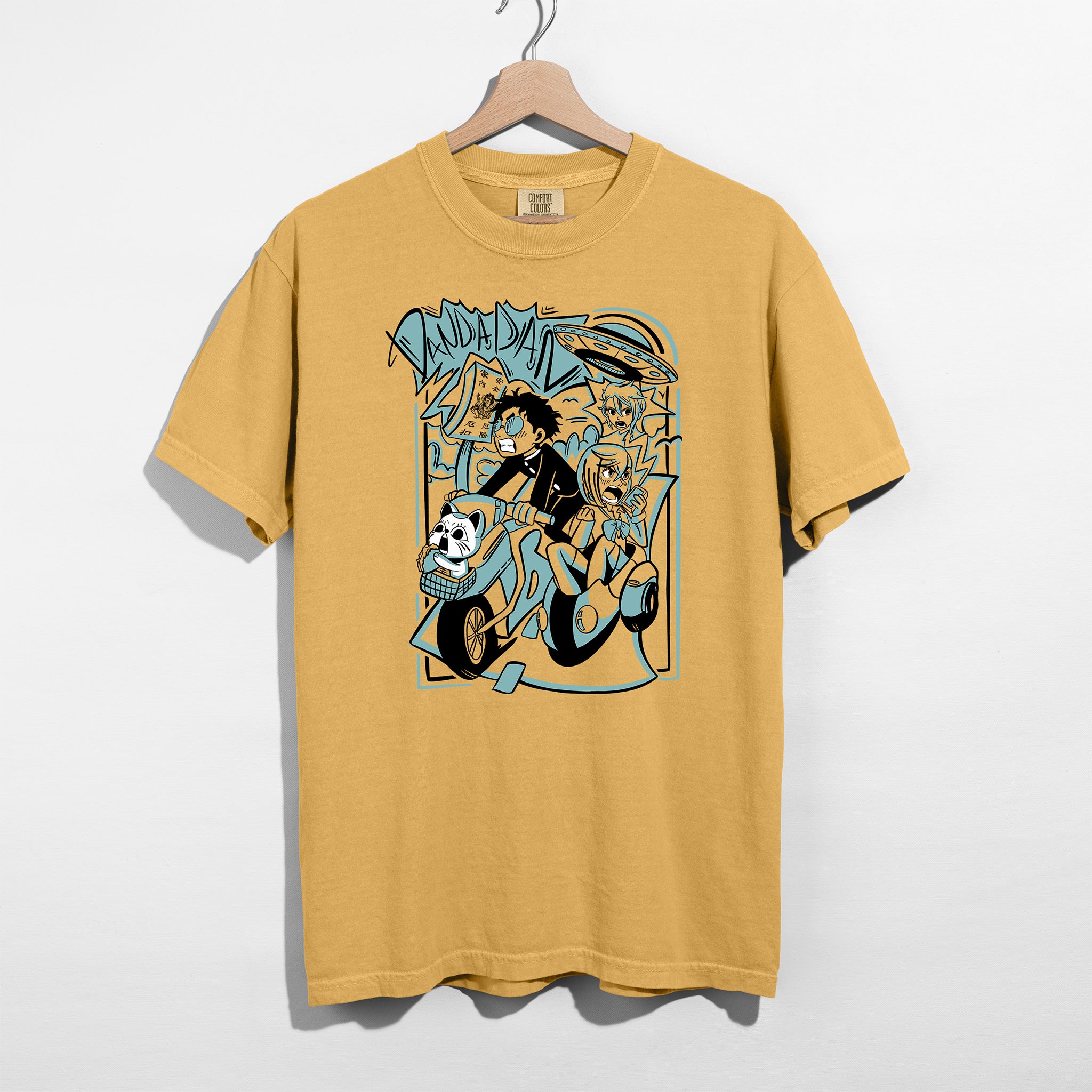 Okarun & Momo Adventure Shirt - Turquoise Edition