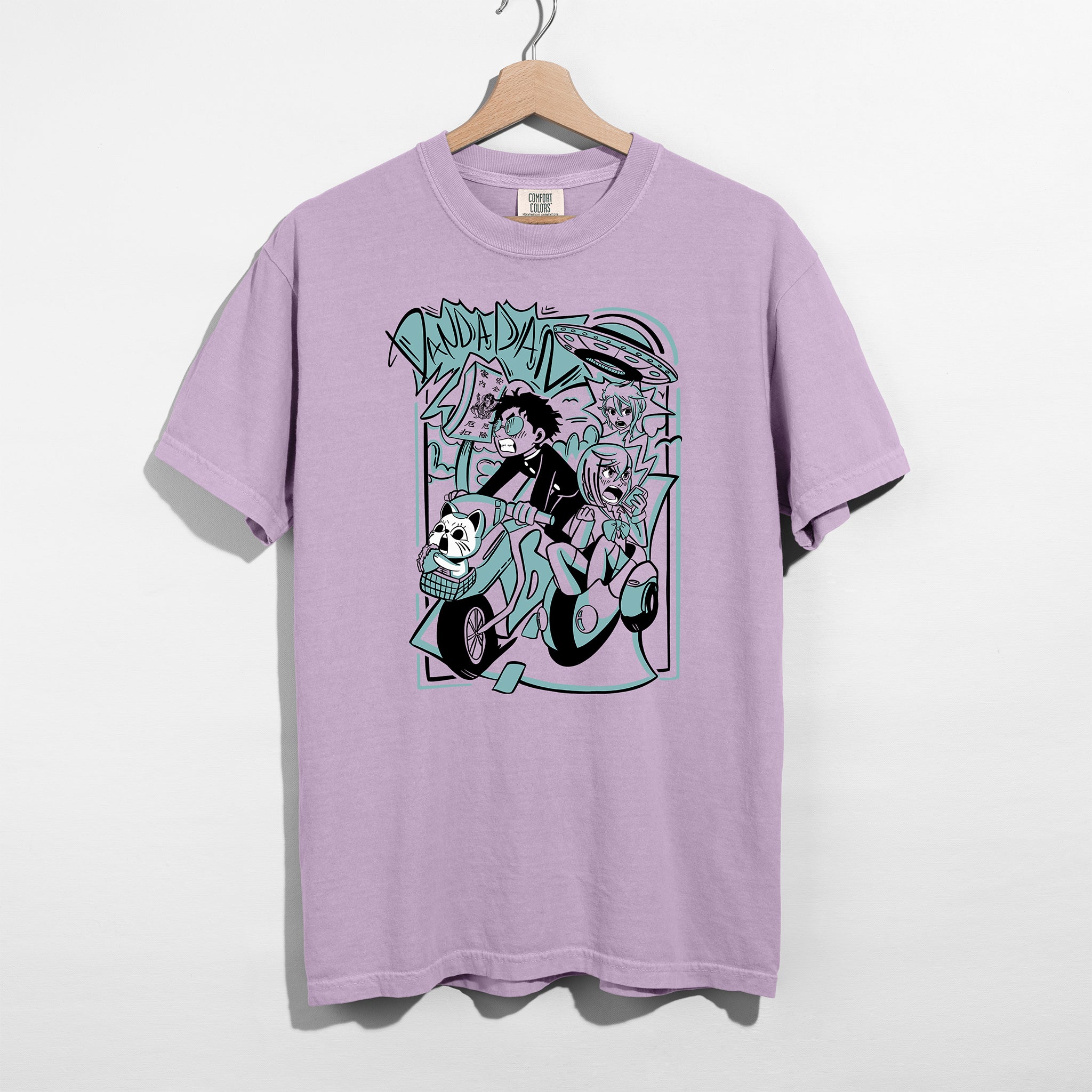 Okarun & Momo Adventure Shirt - Turquoise Edition
