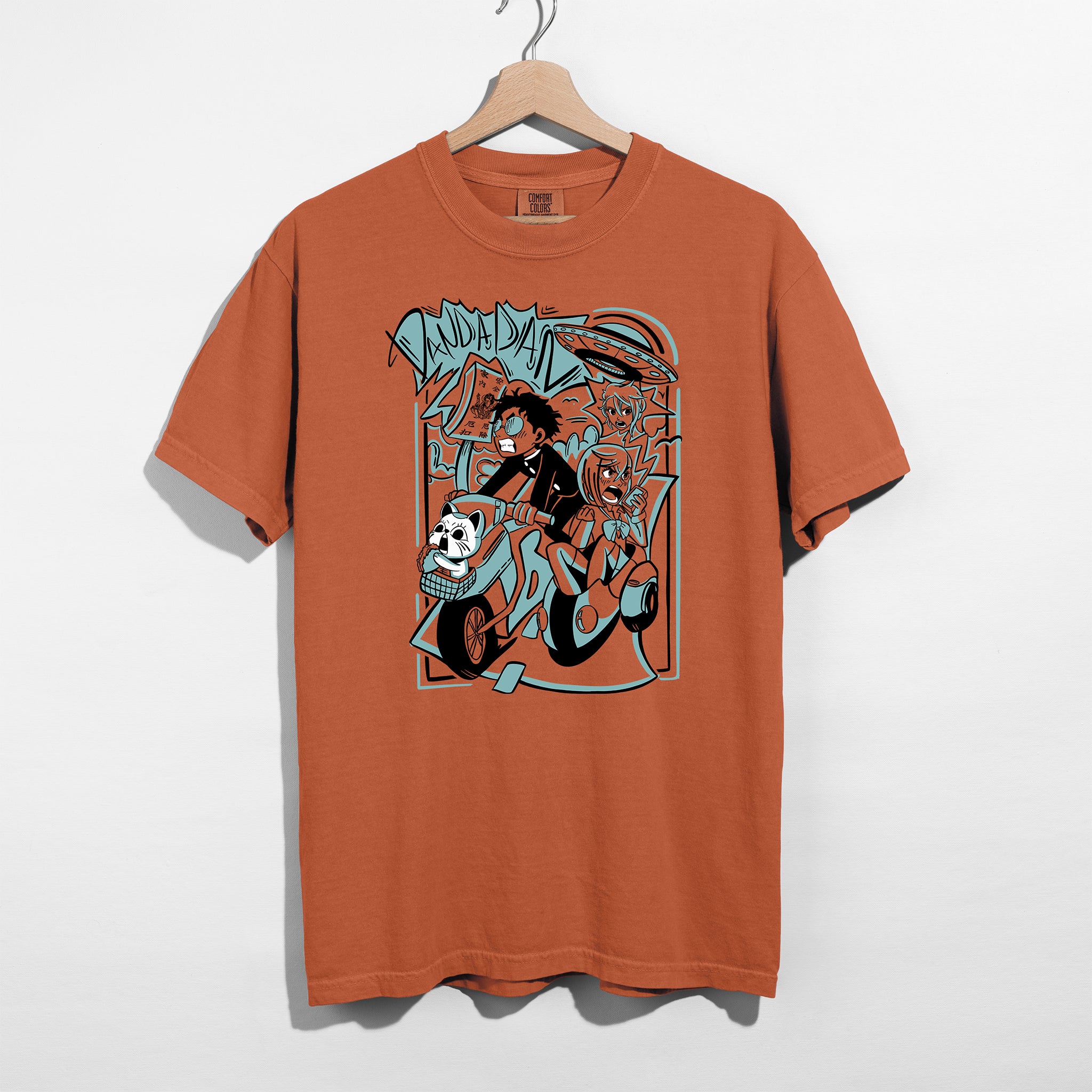 Okarun & Momo Adventure Shirt - Turquoise Edition