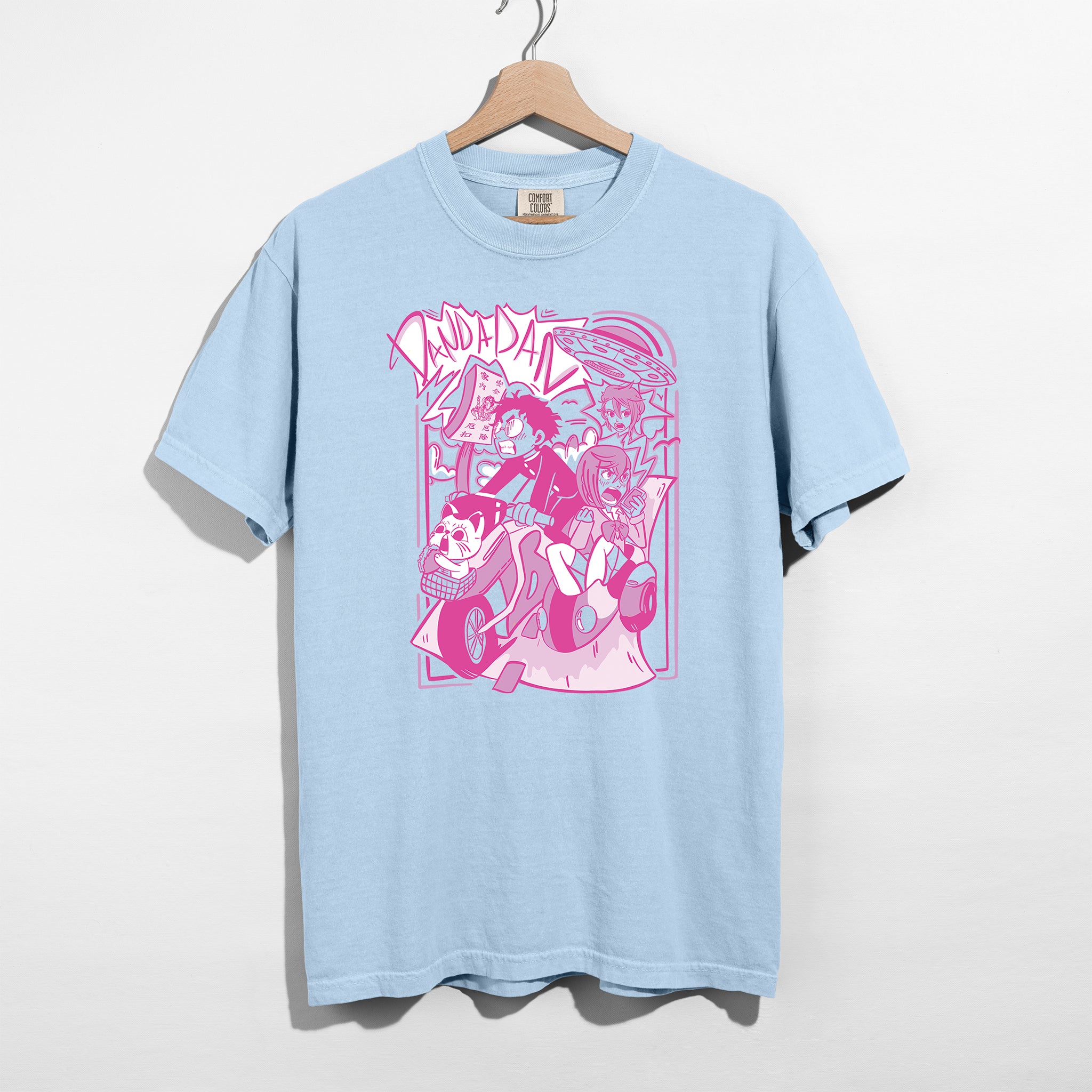 Okarun & Momo Adventure Shirt - Pink Edition