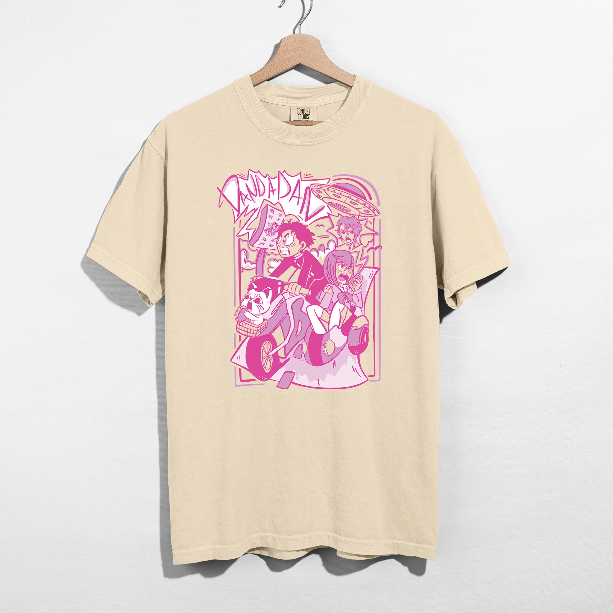 Okarun & Momo Adventure Shirt - Pink Edition