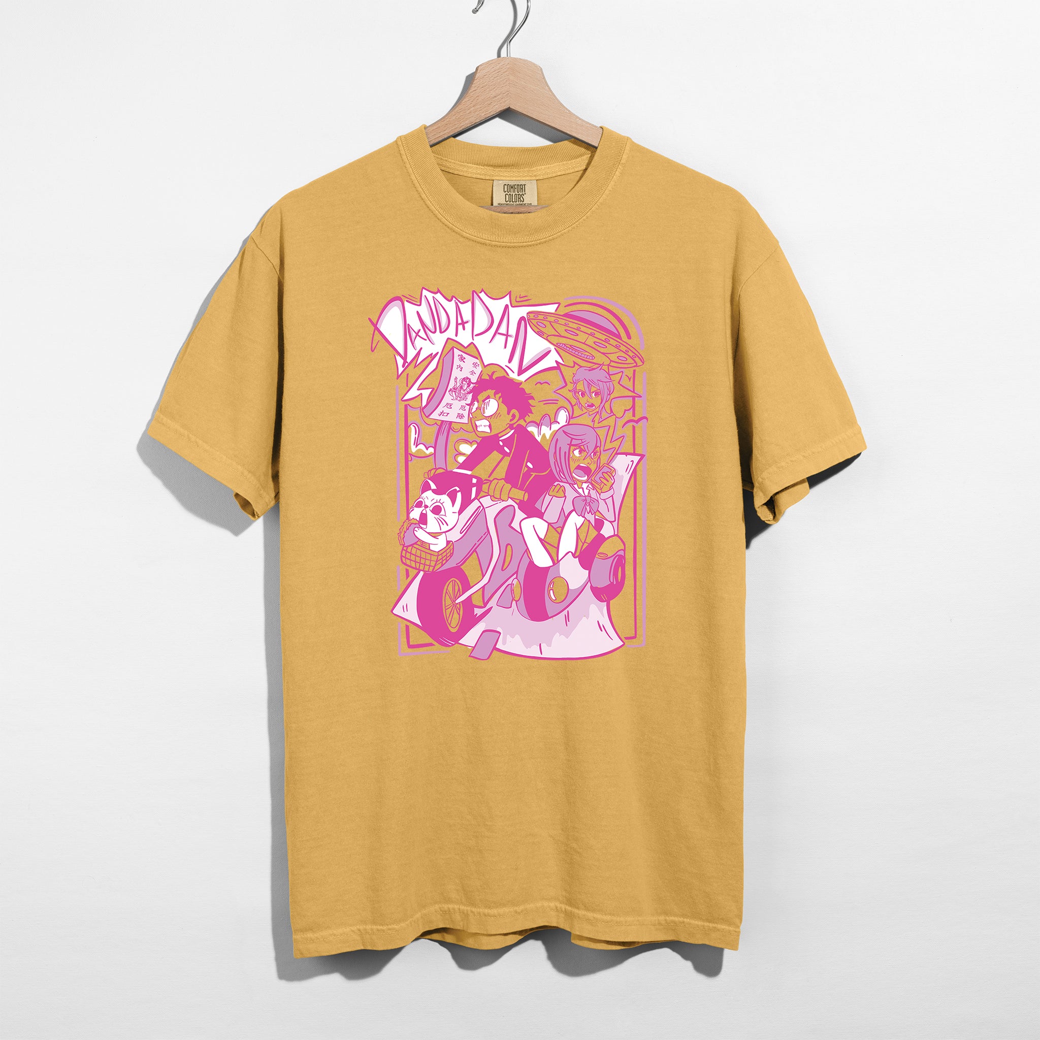 Okarun & Momo Adventure Shirt - Pink Edition