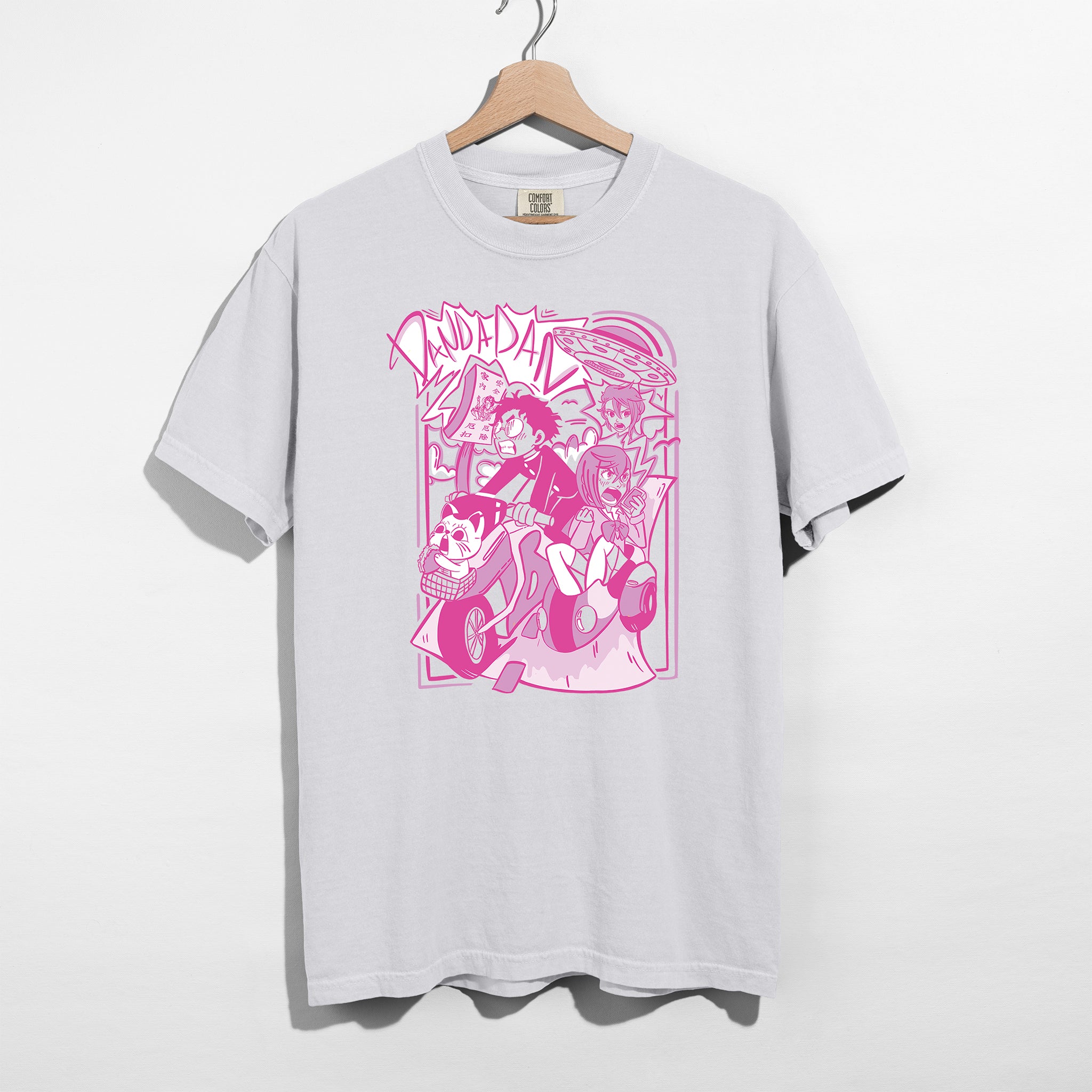 Okarun & Momo Adventure Shirt - Pink Edition