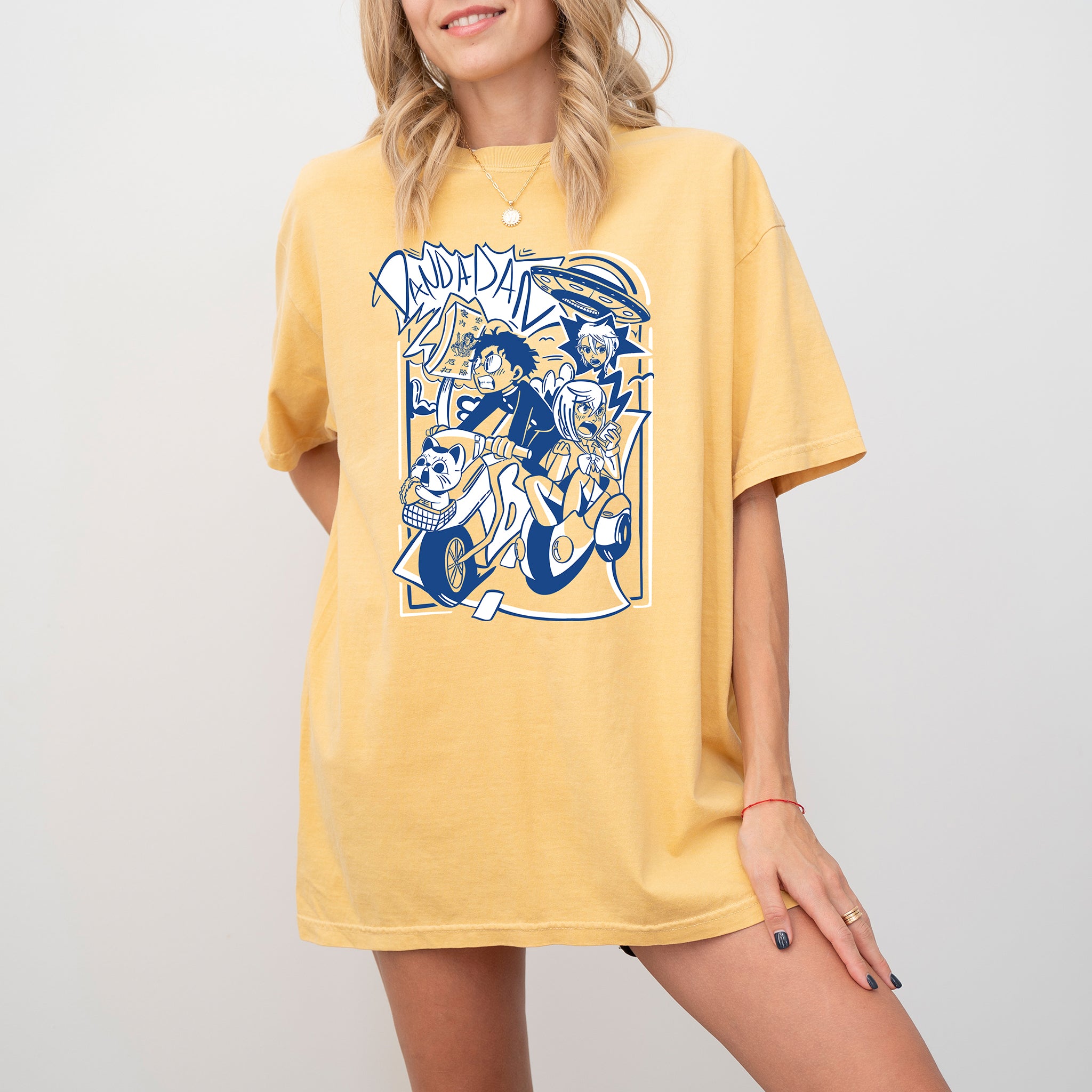 Okarun & Momo Adventure Shirt - Blue Edition