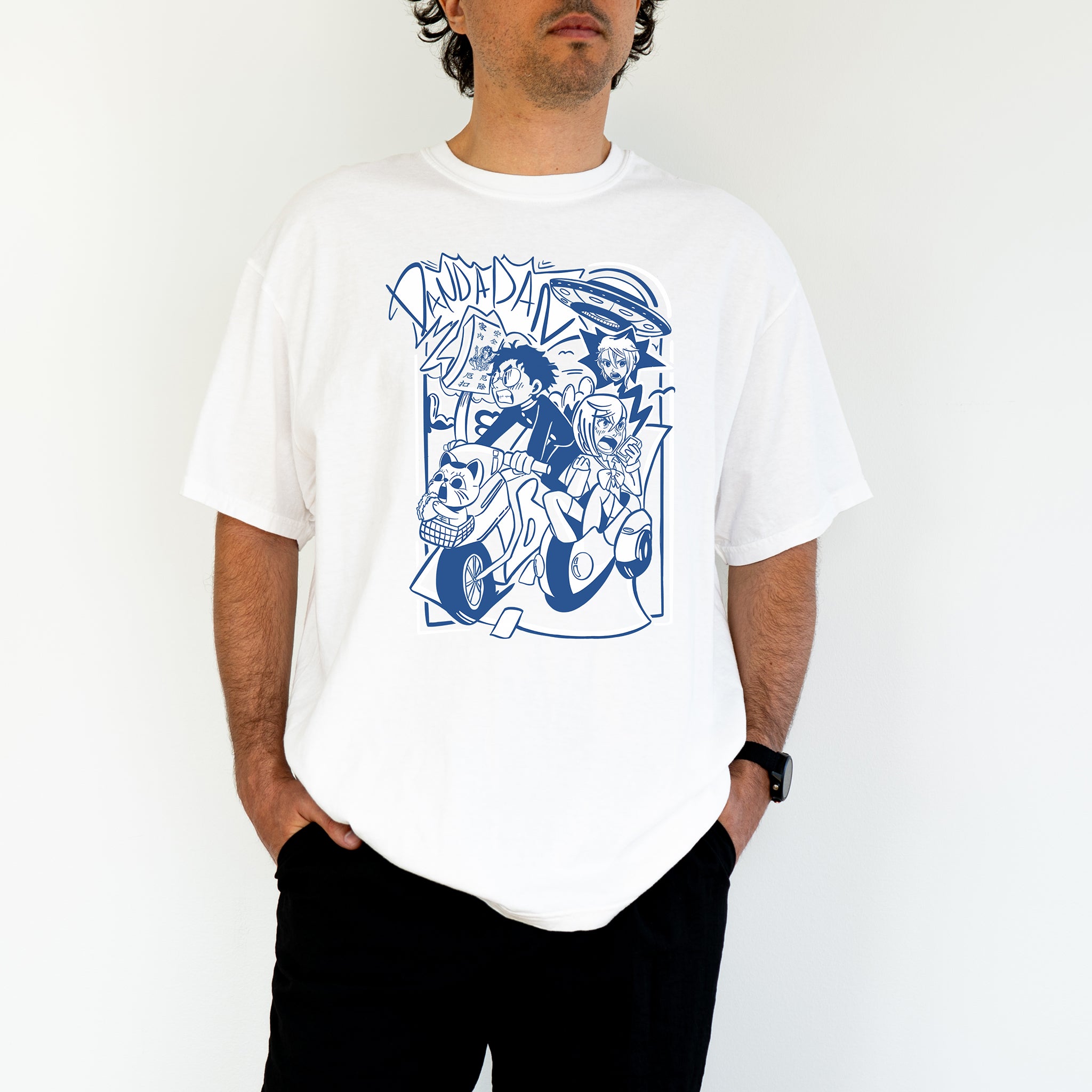 Okarun & Momo Adventure Shirt - Blue Edition