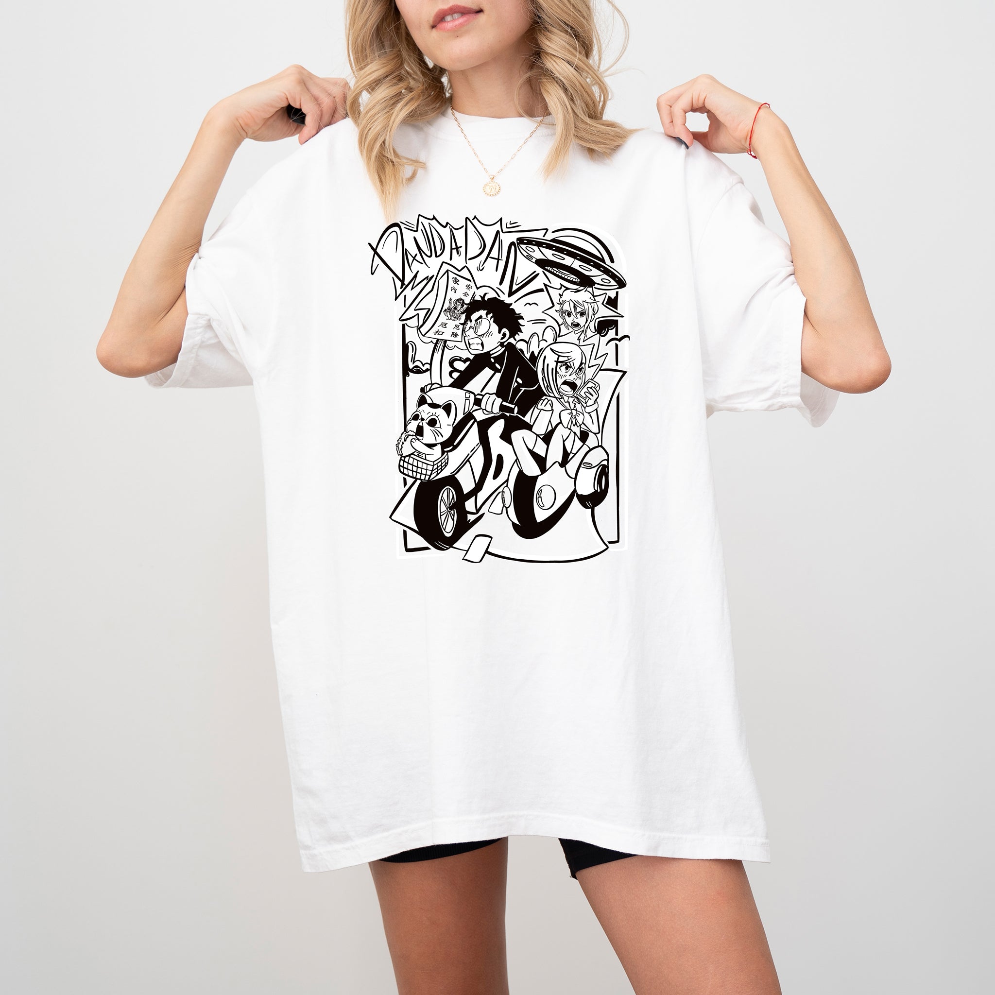 Okarun & Momo Adventure Shirt - Black Edition