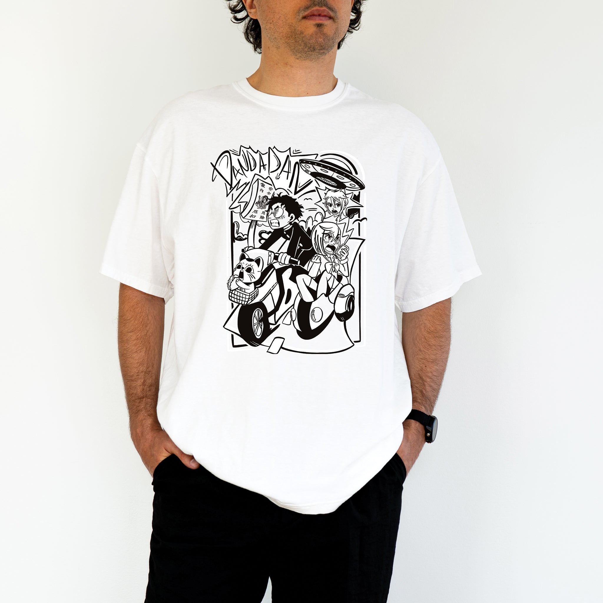 Okarun & Momo Adventure Shirt - Black Edition