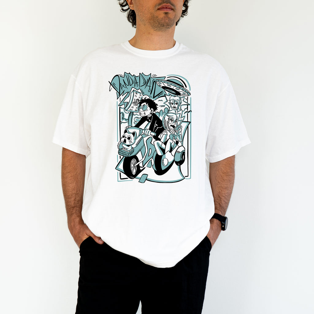 Okarun & Momo Adventure Shirt - Turquoise Edition