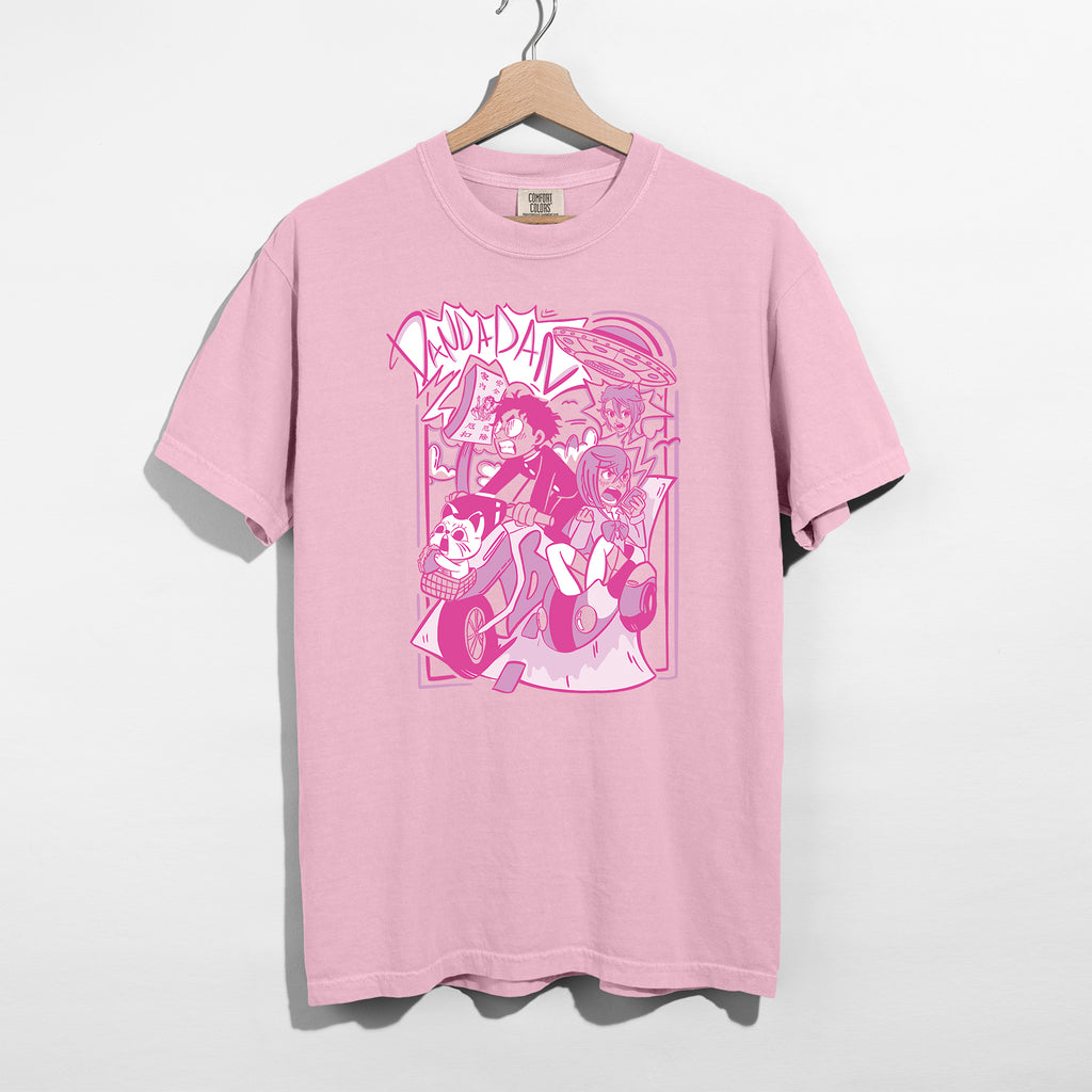 Okarun & Momo Adventure Shirt - Pink Edition