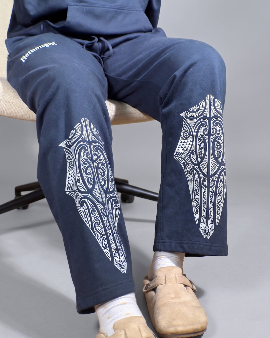 He piko he taniwha Straight-Leg Sweatpants