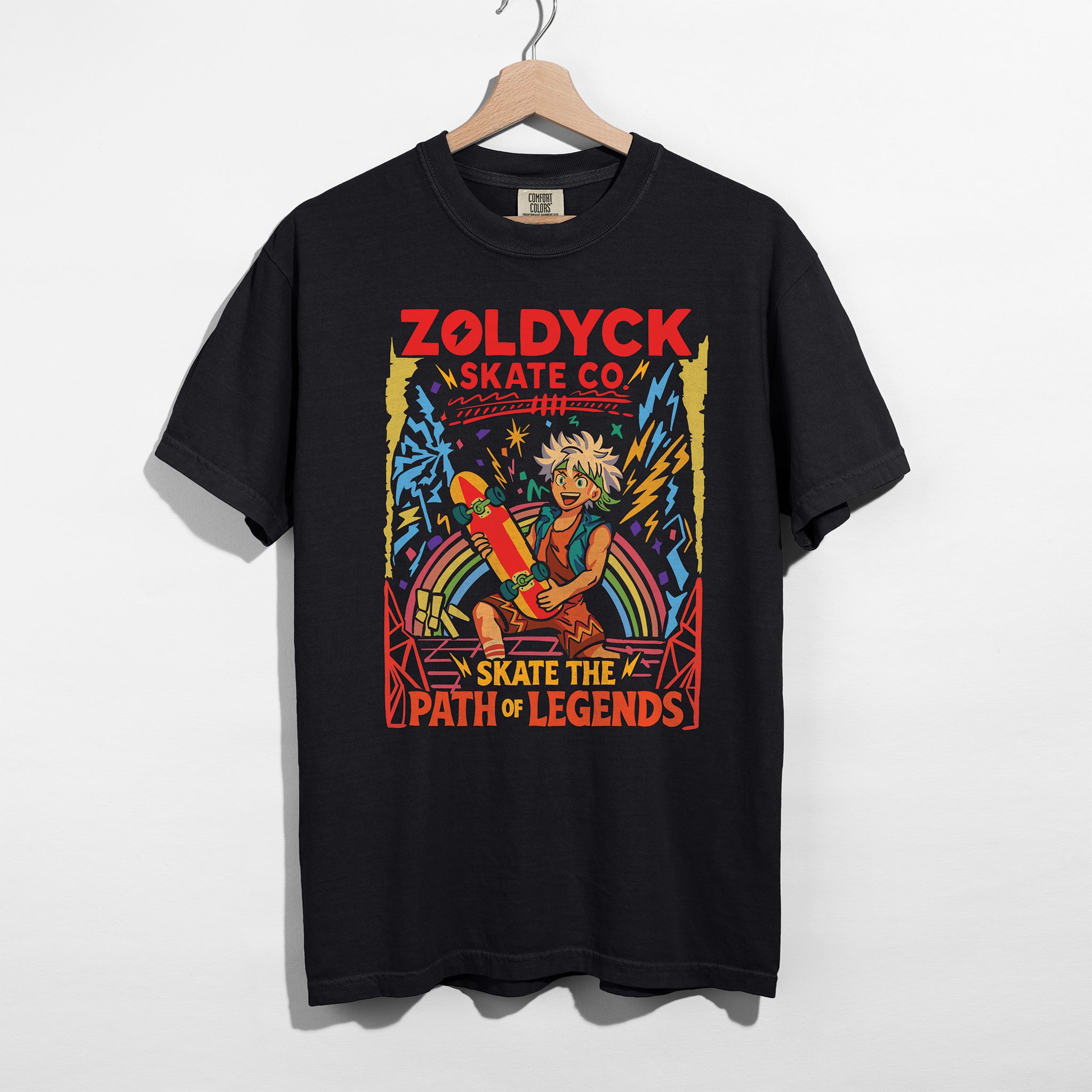 Killua Zoldyck Skate Anime Shirt
