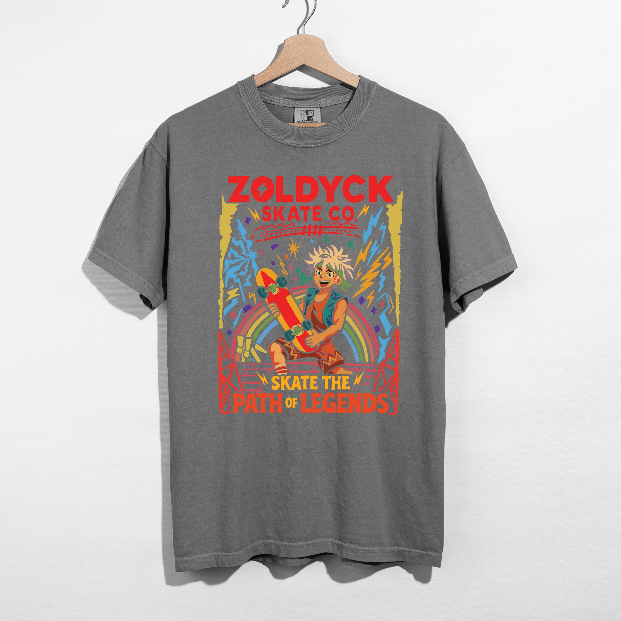 Killua Zoldyck Skate Anime Shirt