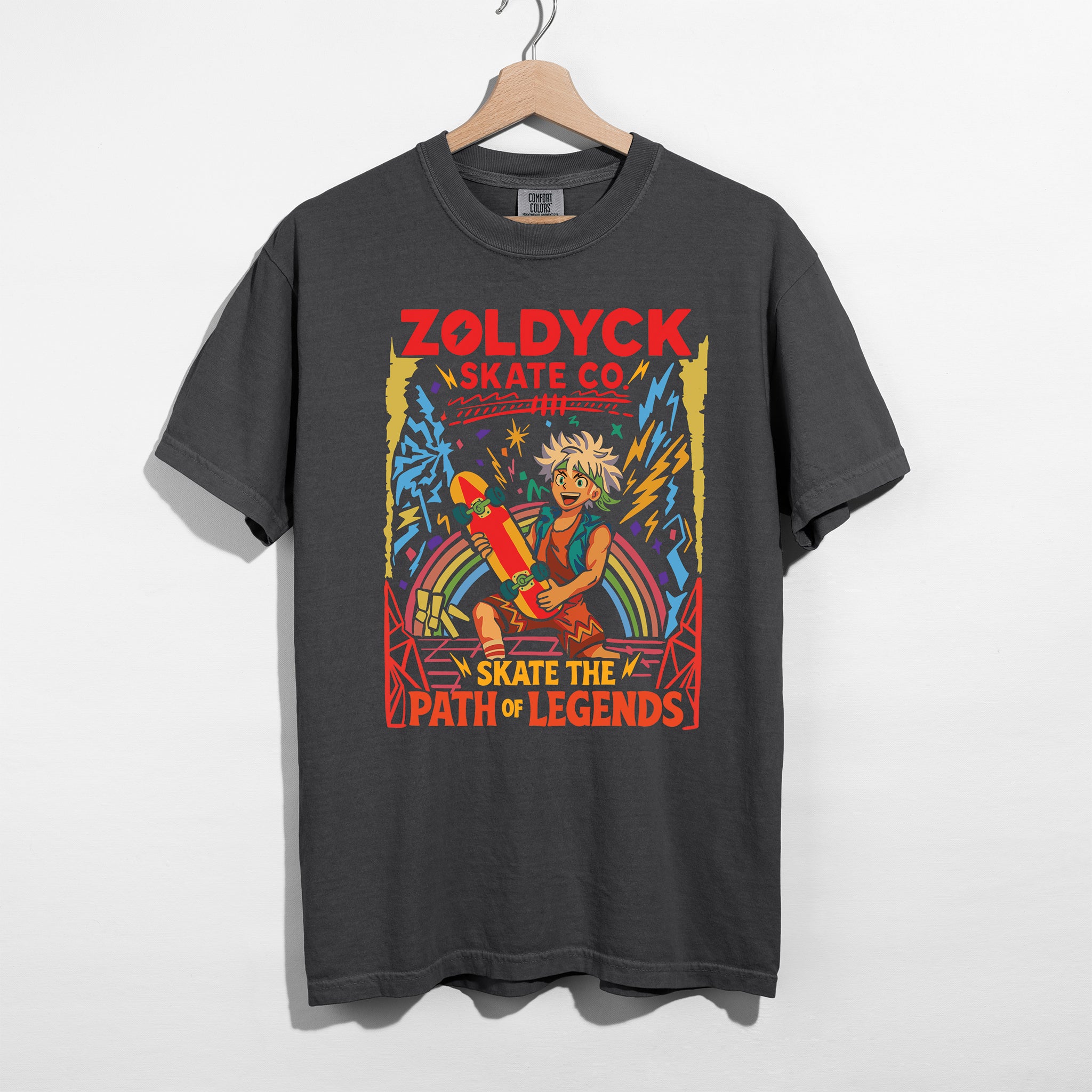 Killua Zoldyck Skate Anime Shirt