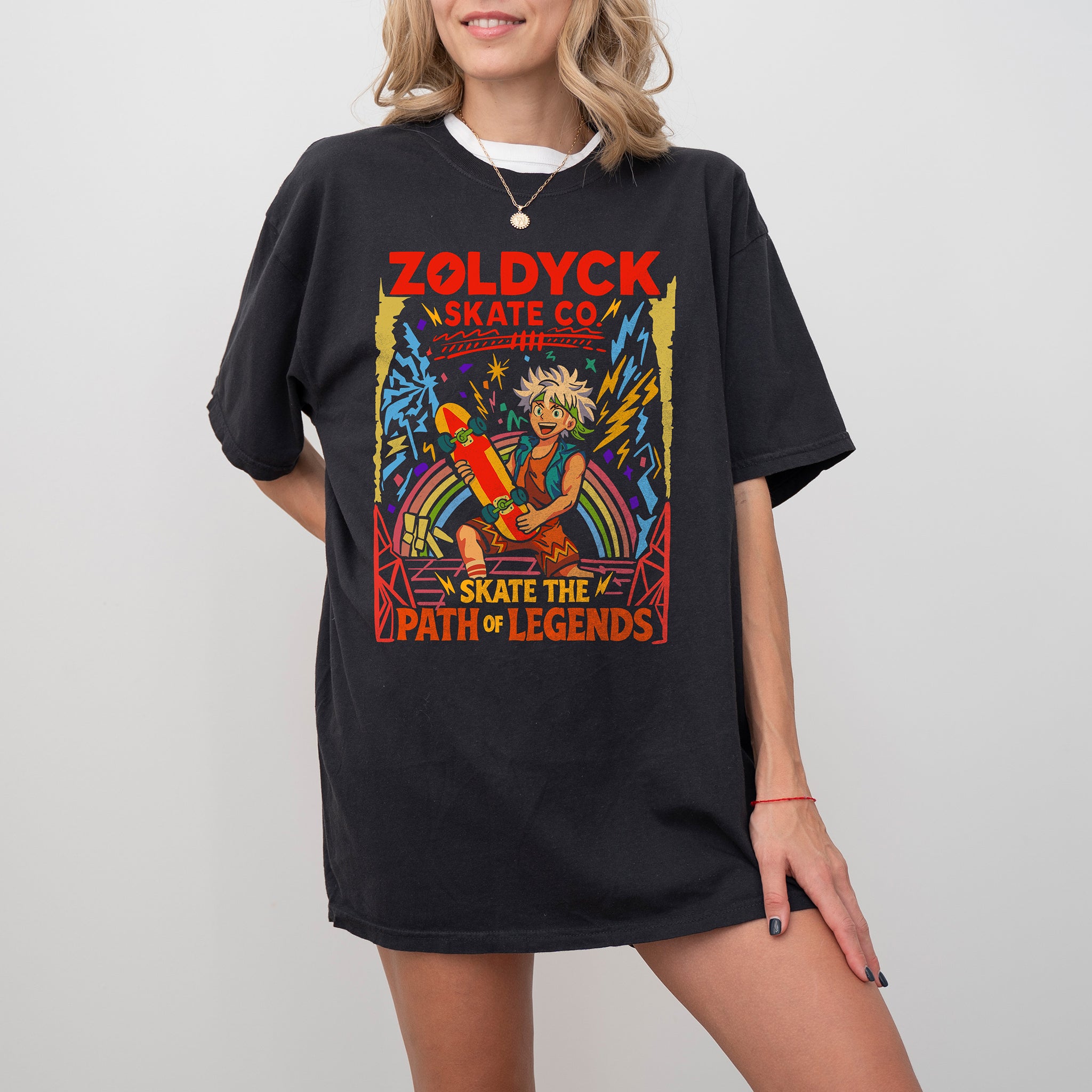 Killua Zoldyck Skate Anime Shirt