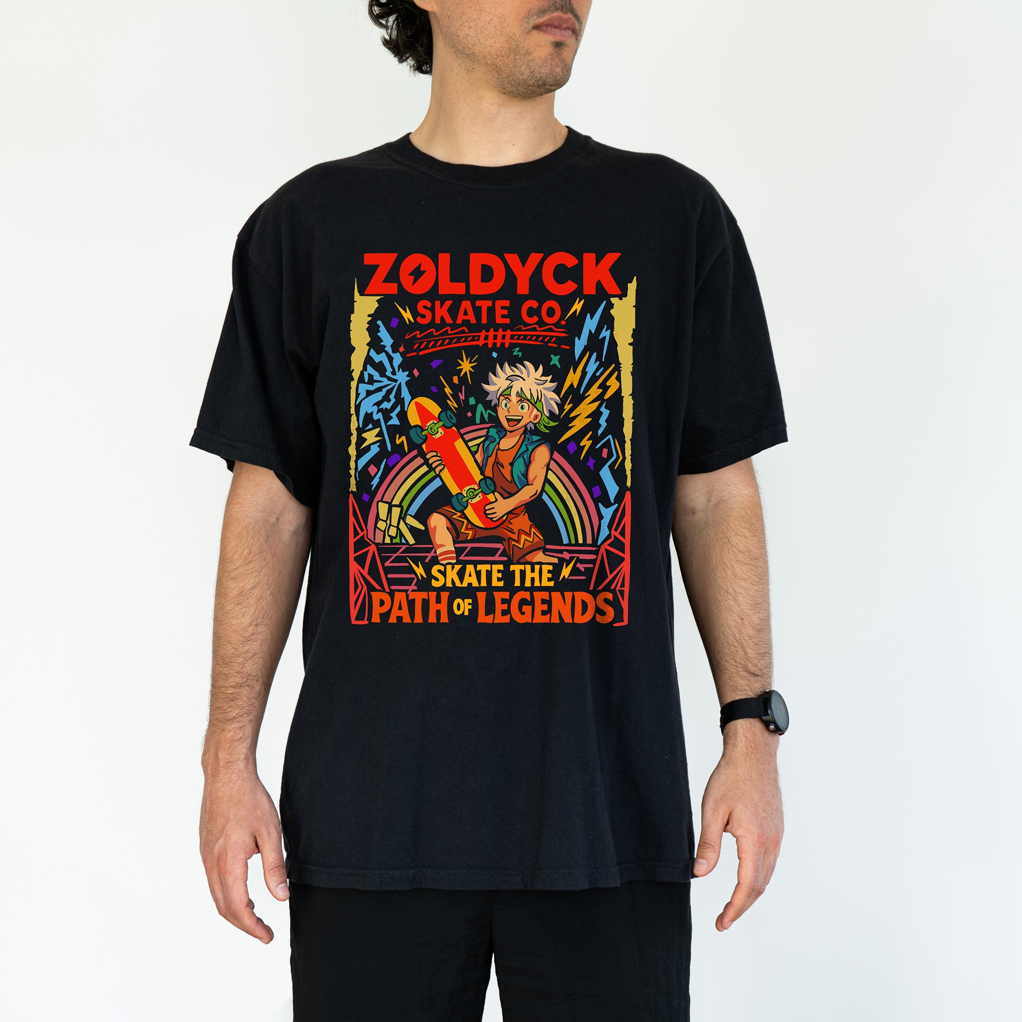 Killua Zoldyck Skate Anime Shirt